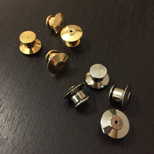 Locking Pin Backs Upgrade Pin Clasp Silver Pin Back Gold Pin Back